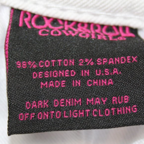 Womens Rock & Roll Cowgirl Jeans Riding Stretch 30x30 Low Rise - Picture 8 of 9